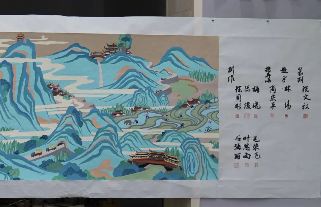 这组5米手绘长卷带你看景宁精彩40年